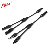 Connecteur solaire en Y étanche IP67 1000V, 3P mâle-femelle en cuivre 30A, connexion série-parallèle CC 1000V, connecteur PC