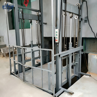 Monte-charge vertical électrique à commande à distance avec rail de guidage hydraulique personnalisé pour entrepôt, usine et construction