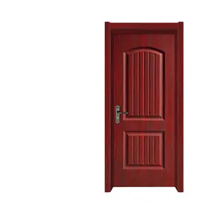 New model waterproof ready made PVC bathroom interior door skin price in hyderabad/india