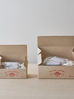 Boîte en papier kraft en forme de maison personnalisable pour l'emballage de bonbons et de biscuits avec logo imprimé