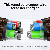 Câble USB C 100W, câble de charge rapide, câble de données USB-C vers Type C pour iPhone 15 16 Macbook Samsung Xiaomi