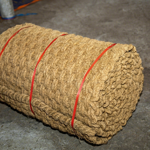 Eco Friendly Coconut Fiber Coir <b>Mat</b> <b>Roll</b> 1.2*10m From Vietnam Brown Walkway Paving <b>Mat</b> Natural Coir Flooring 65kg Landscape Use - Product Image 1