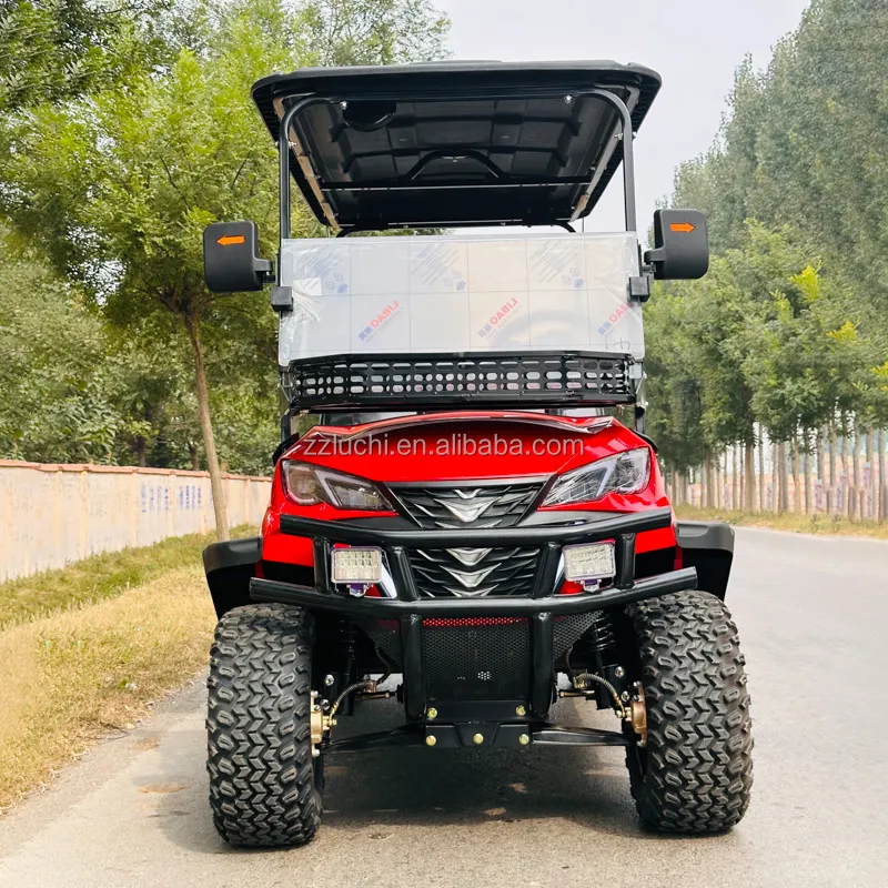 Venta al por mayor carros de golf eléctricos baratos carrito de golf calle legal UTV carrito de golf