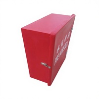 Armoire de rangement pour tuyaux d'incendie en fibre de verre marine