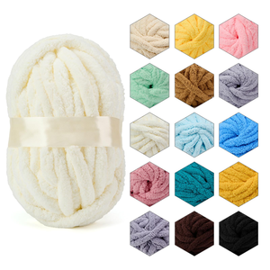Hilo Chenille Grueso de 3 mm, 100% Poliéster de Alta Resistencia con Patrón Teñido - Product Image 2