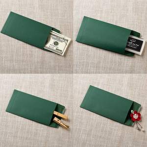 Enveloppe <span class=keywords><strong>en</strong></span> papier kraft recyclé personnalisée Enveloppe à monnaie Enveloppes pour monnaie Enveloppes de semences <span class=keywords><strong>en</strong></span> papier kraft auto-adhésives de haute qualité - Product Image 4