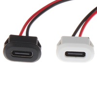 Connecteur USB type C type-c avec boucle de carte femelle 3A port de prise de charge rapide à courant élevé prise de chargeur USB-C