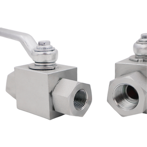 YANYE KHB Vanne à boisseau sphérique en acier inoxydable haute pression à trois voies à deux positions pour l'énergie hydraulique à gaz Garantie 3 ans OEM - Product Image 5