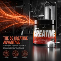 AegleWell OEM Creatine Monohydraat Micronized Creatine Poeder Spierkracht Prestatie Uithoudingsvermogen Gym Fitness Groothandel