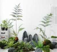Arbres artificiels, plantes artificielles, feuilles de canna vertes, décoration murale verte d'intérieur, décoration de jardin à domicile, plantes artificielles