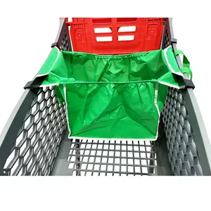 सुपरमार्केट किराने की दुकान 210d पॉलिएस्टर शॉपिंग कार्ट ट्रॉली बैग