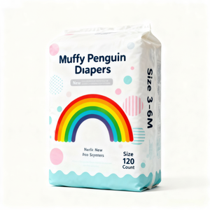 ผ้าอ้อ<span class=keywords><strong>ม</strong></span>แบบใช้แล้วทิ้งกางเกงผ้านุ่<span class=keywords><strong>ม</strong></span>ระบายอากาศได้ดีผ้าอ้อมแบบดึงขึ้น - Product Image 1