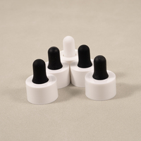 Offre Spéciale GPI 22/400 cosmétiques bouchon compte-gouttes en plastique noir inviolable avec pipette à sérum