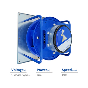 Ventilateur centrifuge EC ZIEHL-ABEGG GR35C-ZID.DG.CR 116621/H01 380-480V 50Hz 60Hz 3.70kW 3400RPM AHU pour centre de données HVAC GR35F-4IK.4F.1R - Product Image 2
