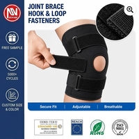 Bande auto-agrippante orthopédique hypoallergénique antidérapante en nylon, plus de 5000 cycles, pour soutien et attelle du genou, de la cheville et du poignet