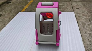 Naughty Castle Jeu pour enfants Jouet en plastique Coupe confortable Voiture de princesse Petit RV Tortue dorée Voiture Twist Assist Peddler - Product Image 6