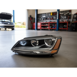 Ensemble de phares LED 12 V Volkswagen Jetta d'occasion 2011-2018 avec DRL pour remplacement réparation Ajustement USA - Product Image 1