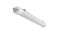 Lumière linéaire à capteur étanche 5FT 44W, résistante aux intempéries, avec capteur à micro-ondes, lampe à piles, pour parkings, entrepôts, IP66 IK10 Classe II