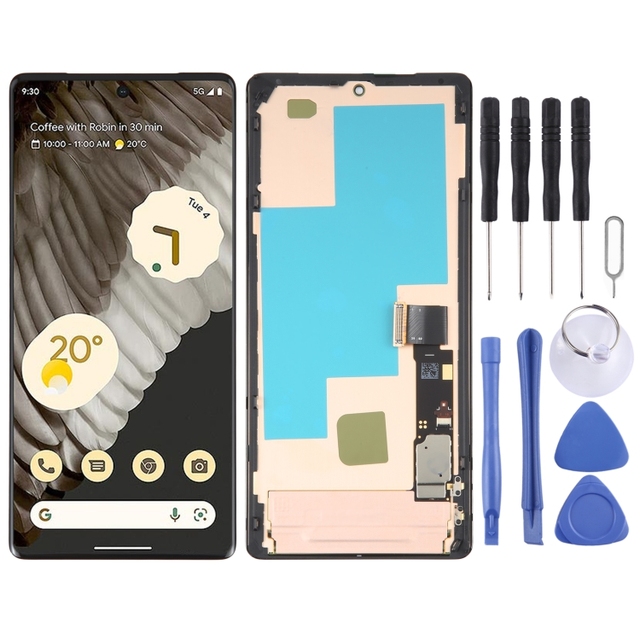 Wholesale Hot Sale for Google Pixel 7 Pro GV4BC GE2AE Original AMOLED LCD Screen Digitizer Full Assembly with Frame