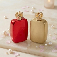 Flacon de parfum en verre de luxe rectangulaire moderne de 100 ml, élégant, unique, personnalisé et de qualité supérieure, Botella De Perfume
