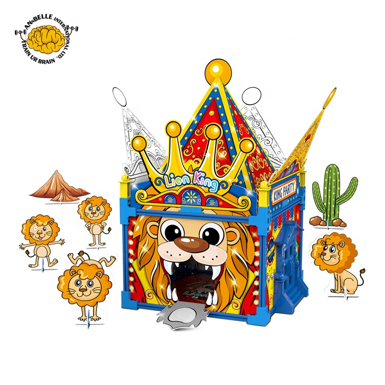 STEM educational toys 3D paper puzzle DIY kit art toy art craft origami paper craft Lion Circus