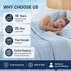 Manta Refrigerante Ligera y Reversible, Transpirable, Suave como la Seda, Azul Verano, Edredón Refrigerante para Personas que Sienten Calor al Dormir - Product Image 6