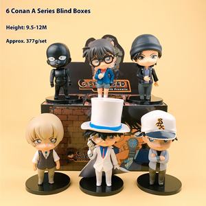 <span class=keywords><strong>Detective</strong></span> <span class=keywords><strong>Conan</strong></span>-Caja ciega de 6 figuras, modelos de personajes de Kaito Kid y Ran Capsule Dolls, adornos - Product Image 1