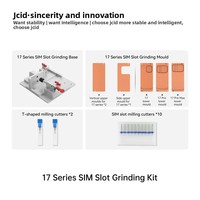 Base de meulage de fente SIM JCID pour la série iPhone 17 EM03 – Outils de machine à meuler les puces de carte mère CNC