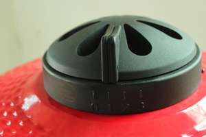 Barbecue au charbon de bois Auplex XL 24 pouces en céramique <span class=keywords><strong>Kamado</strong></span> 4-en-1 : fumoir, four, grill, et rôtissoire compacte en acier inoxydable sur chariot - Product Image 2