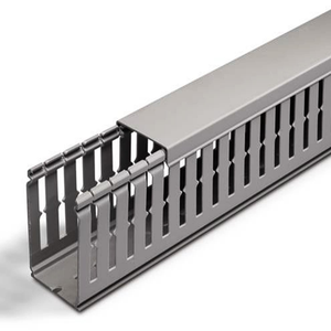 Fabricant de goulottes de câble en PVC à bas prix, conduits de câblage en plastique de haute qualité pour la gestion des fils électriques - Product Image 2