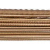 Wostu — tiges filetées en laiton DIN 975, M4 M5 M6 M8 M10 M12 M14 M16 M18 M20