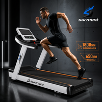 Equipo de Fitness, Caminadora Eléctrica para Ejercicio en Casa, Máquina para Correr, Pantalla LED de Acero, Unisex, Comercial, Portátil, 5 Años de Garantía
