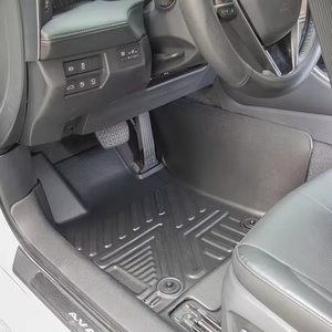 Tapis de sol de voiture toutes saisons KQD en gros, 3 pièces (avant, arrière, coffre), antidérapants, pour Toyota Avalon 2019 - Product Image 2