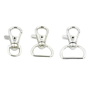 スナップフック8mm15mm 20mm 25mm亜鉛合金ドッグフックカードタグ金属フック-K6G - Product Image 1