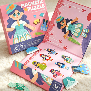 Livre d'activités Montessori en bois personnalisé pour enfants : Puzzle de transformation de visages et de déguisements – Vente en gros usine – Cadeau idéal pour garçons et filles - Product Image 2