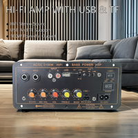 Système audio professionnel D100 pour extérieur, 100W, Bluetooth, mixeur numérique, amplificateur de basses puissant, récepteur audio