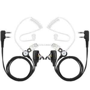Écouteur professionnel de sécurité FBI, écouteur radio bidirectionnel à deux broches, écouteur à tube d'air de type K pour radio Baofeng Kenwood Retevis - Product Image 1