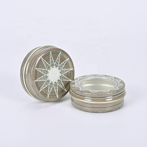Custom Luxury Colorful Green Saffron <b>Containers</b> Jar Aluminium Metal Saffron Packaging <b>Box</b> - Product Image 1