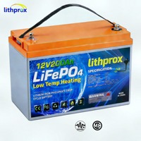 Batterie au lithium LiFePO4 12V 200AH à décharge profonde, qualité A, pour voiturette de golf, avec BMS intelligent RS485, borne M8, 6000 cycles, CE RoHS IP67, OEM ODM