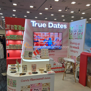 Stand <span class=keywords><strong>de</strong></span> Exhibición Modular Reutilizable para Alimentos con Pantalla LED Integrada para Ferias Comerciales - Product Image 2