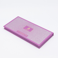 Palette de fards à paupières mini arc-en-ciel de luxe vide, personnalisable avec logo imprimé en couleur, emballage papier marque privée, vente en gros