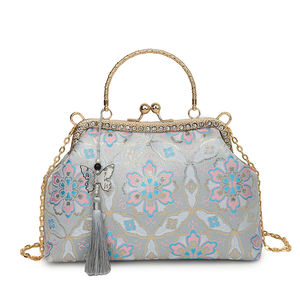 กระเป๋าถือสไตล์เรโทรสำหรับสุภาพสตรี ทำจากวัสดุ PU ซับในทำจากโพลีเอสเตอร์ เหมาะสำหรับการใช้งานในชีวิตประจำวัน1032 - Product Image 4