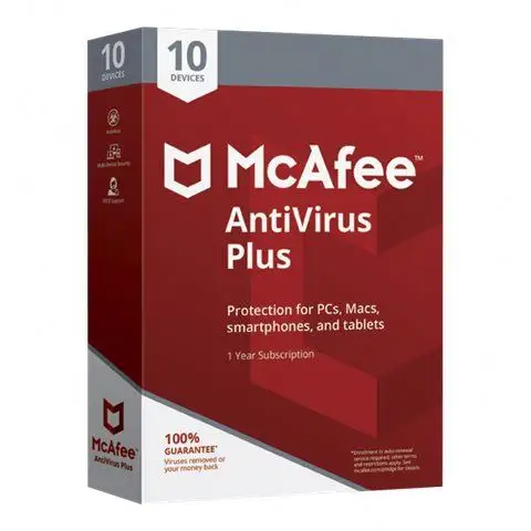 McAfee Antivirus + Firewall 100% Online Key Code 1 Device 3 Years Retail Key McAfee Antivirus via Online Mail