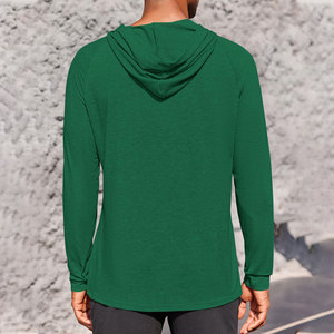 Eco-Friendly <b>Workout</b> Athletic Apparel Wholesale Rate Best Material Made Men Gym Fitness <b>Hoodies</b> Solid Color Gym Wear Men <b>Hoodies</b> - Product Image 3