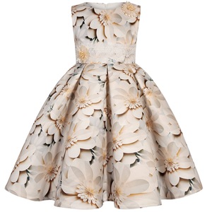 Vestido de noche <span class=keywords><strong>para</strong></span> <span class=keywords><strong>niñas</strong></span> Retro americano europeo, vestido de princesa con estampado Floral de mariposa <span class=keywords><strong>para</strong></span> niños <span class=keywords><strong>para</strong></span> fiesta de verano de satén de <span class=keywords><strong>Amazon</strong></span> - Product Image 3