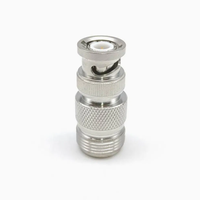 Adaptateur de connecteur coaxial RF BNC mâle vers N femelle