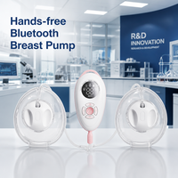 Tire-lait électrique intelligent portable Bluetooth, extracteur de lait mains libres, pompe d'allaitement à surface miroir pour mamans