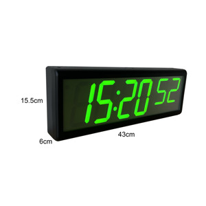 Đồng hồ múi giờ thế giới, 4 "x 6 chữ số, cấp nguồn qua ethernet, đồng bộ hóa máy chủ NTP, đặt lại DST tự động - Product Image 4