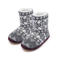 Bottes d'intérieur douces et chaudes pour l'hiver Bottes d'intérieur en peluche antidérapantes Bottes d'intérieur pour le sol Bottes de maison
