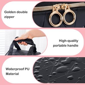 Estuche de Transporte para Esmalte de Uñas de Nailon, Muestra Gratuita, Organizador de Almacenamiento de Tres Capas para Juego Completo de Uñas, Gran Capacidad, Capacidad para 90 Botellas - Product Image 5